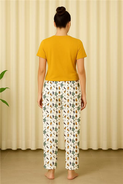Dhoonki - Dinosaur Print Cotton Pyjama